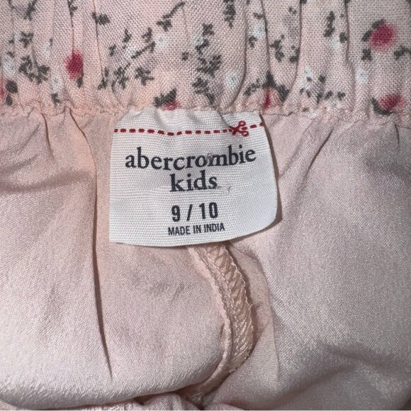 Abercrombie Kids Youth Girls Pink Floral Mini Skirt with Buttons Size 9/10 - Picture 4 of 4